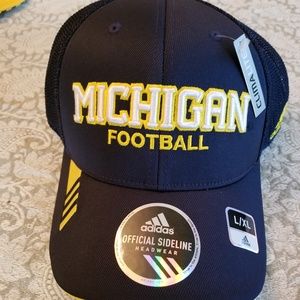Michigan College Football Baseball Cap Adidas nwt